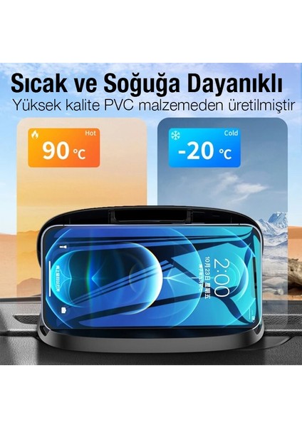 Ally C1219 Torpido Üstü Numaratör ve Araç Içi Telefon TUTUCU-(5775) - TGZ3510-6199