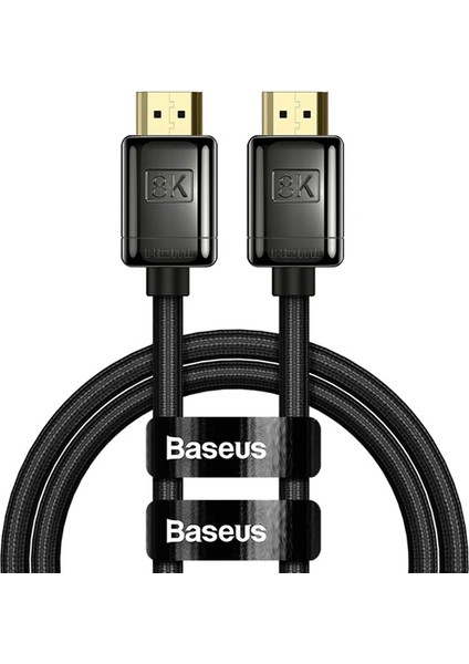 Baseus Hd Series 8k HDMI To HDMI 2.1V HDMI 120hz Kablo 0.5 METRE-(5775) - TGZ3943-1920