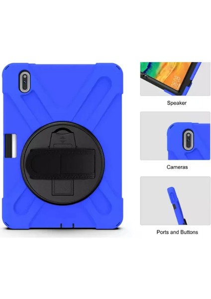 Huawei Matepad Pro 10.8 Kılıf Shockproof 3 Katmanlı Standlı Zırh KILIF-(5775) - TGZ6389-3653