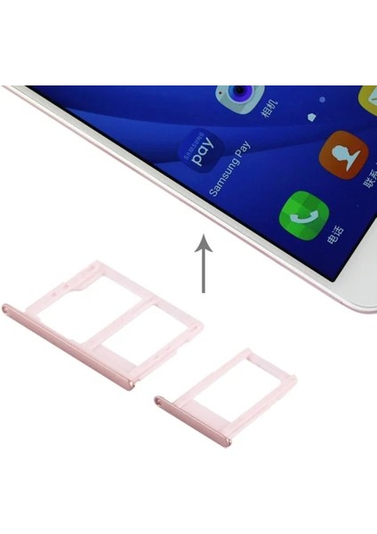 Ally Samsung Galaxy J5 Primej7 Prime Için Çift Sim Hafıza Sim Kart Kapağı-(57 - TGZ8859-2960