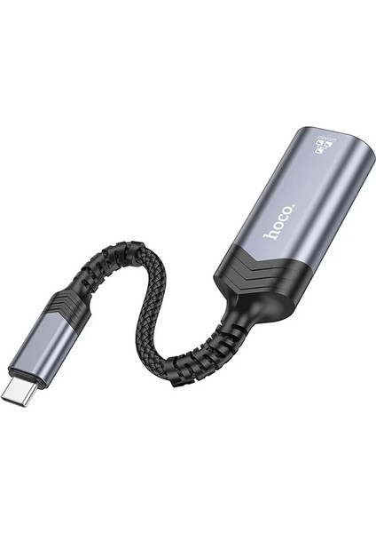Hoco UA26 Type-C Otg RJ45 Internet Adaptörü Dönüştürücü 1000 MBPS-(5775) - TGZ2000-9175