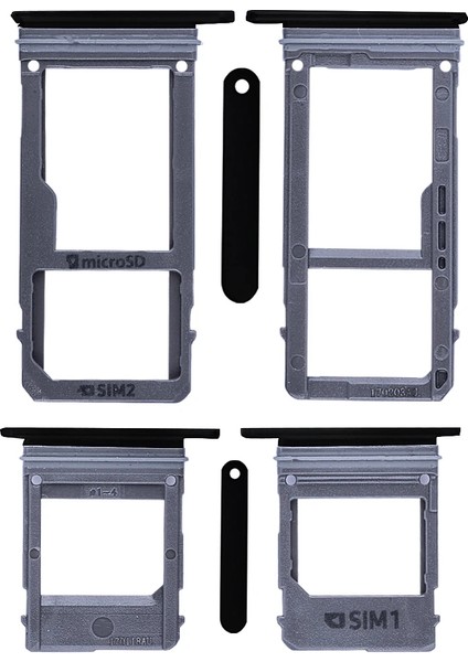 Ally Samsung Galaxy A320 A3 2017 A520 A5 2017 A720 A7 2017 Için Çift Sim Hafıza - TGZ7111-7336