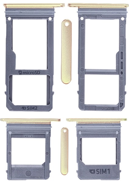 Ally Samsung Galaxy A320 A3 2017 A520 A5 2017 A720 A7 2017 Için Çift Sim Hafıza - TGZ7111-7336
