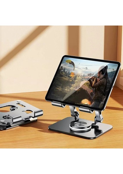 Ally H07 Katalanabilir Alüminyum Tablet ve Telefon Tutucu STANDI-(5775) - TGZ1102-6557