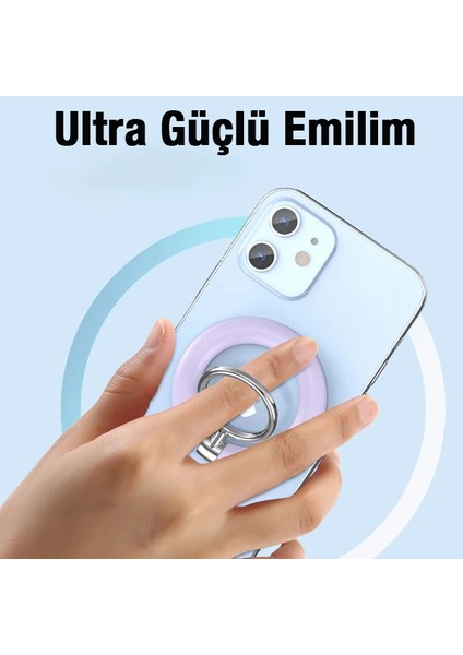 Ally Ring Manyetik Magsafe Cep Telefonu Yüzük TUTUCU-(5775) - TGZ6556-9052
