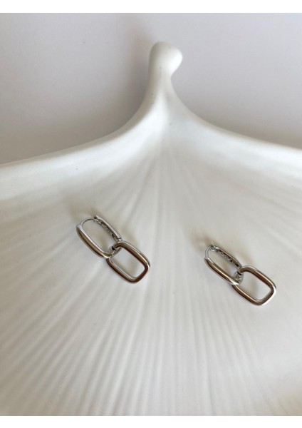 Xuping Minimal Ataç Silver Küpe modelleri