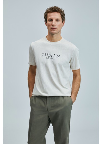 Love Modern Grafik T- Shirt Lacivert