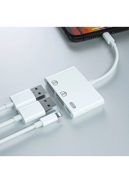 Ally 3in1 Iphone/ipad Lightning To USB Kamera OKUYUCU-(5775) - TGZ9475-5687
