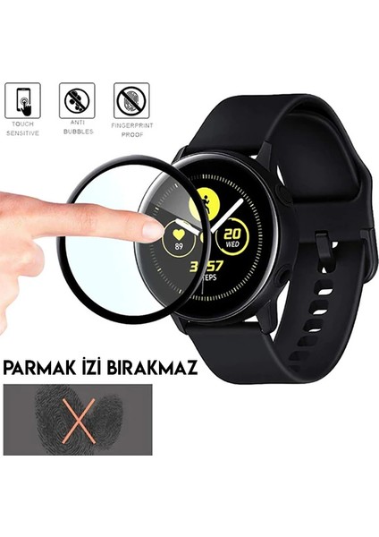 Gor Galaxy Watch Active 2 40MM 3D Kavisli Nano Glass Ekran Koruyucu 2 Adet SET-(5775 - TGZ3576-3221