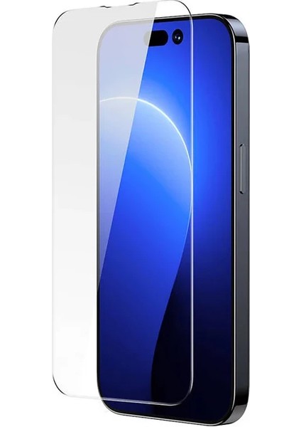 Baseus Crystal 0.3mm iPhone 14 Pro Full Tempered Ekran Koruyucu 2 Adet SET-(5775) - TGZ6563-5663