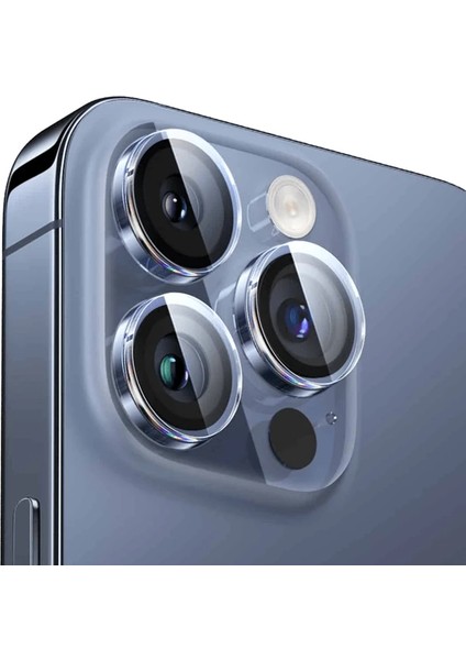 Baseus iPhone 15 Pro/15 Pro Max Için Corning Serisi Hd Cam Kamera KORUYUCU-(5775) - TGZ4085-4308