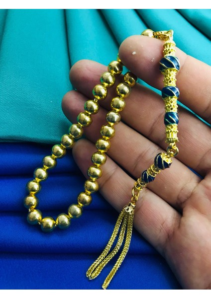 8 mm Ölçü Komple Pirinç Kaplama Altın Benzetme Tesbih modelleri