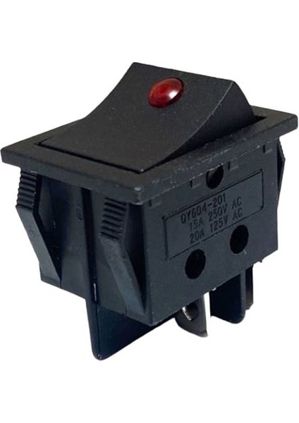 220 Volt Geniş Nokta Işıklı Anahtar On-Off (IC-104D) (4767) - TGZ3838-7457