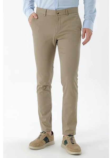 Big Rodoc Slim Fit Likralı Erkek Chino Pantolon