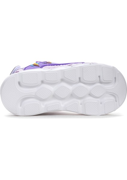 Unicorn Günlük Işıklı Cırtlı Kız Çocuk Sandalet Ayakkabı indirimleri