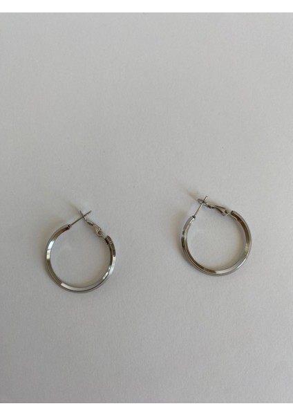 Orta Boy Çelik Halka Küpe fiyatları