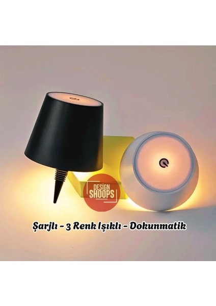 Kablosuz Şişe Lambası- Masa Işığı Dokunmatik ve Kontrol Şarj Edilebilir Taşınabilir - Şişe Dahil fiyatları