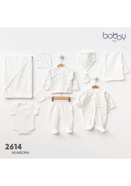 Desenli 10 Parça Hastane Çıkışı (Yenidoğan) Zıbın Seti