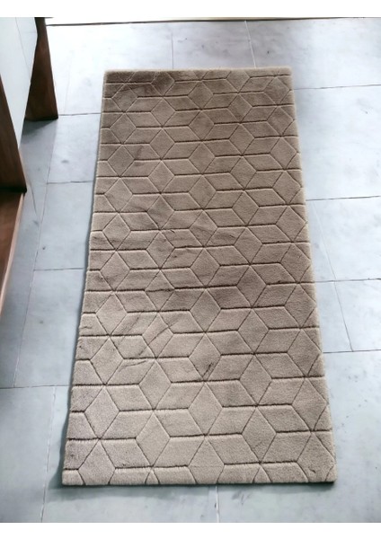 Comfort Diamond No:1 | Gri Halı 75X110CM