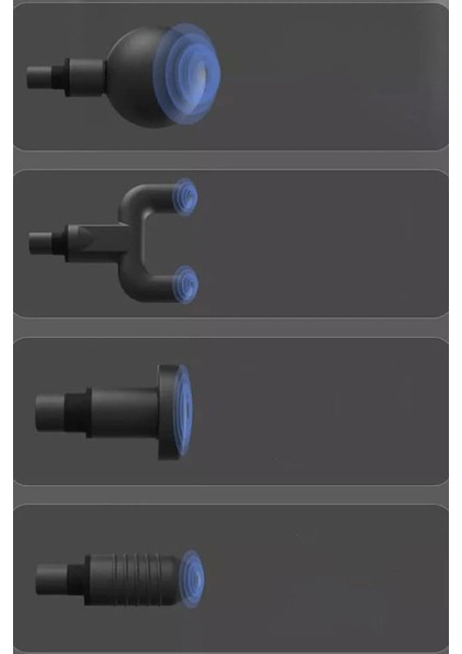 4 Başlıklı Mini Fascial Gun Profesyonel Masaj Tabancası ve Masaj Aleti fiyatları