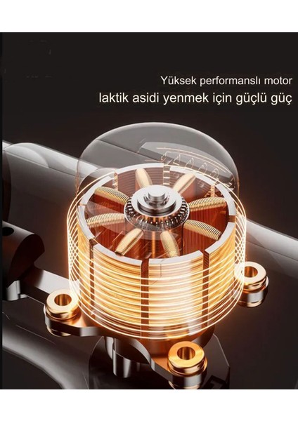 HAMS103 Ekranlı Kablosuz Masaj Tabancası 6 Modlu LCD Dokunmatik Masaj Tabancası Aleti Hız Ayarlı