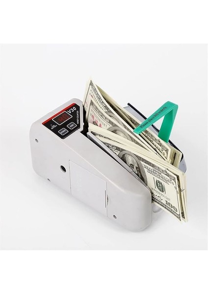 Kağıt Para Sayma Makinesi Mini Taşınabilir Yasaklı Para Kontrol, Pil/fişli Banknot Sayım
