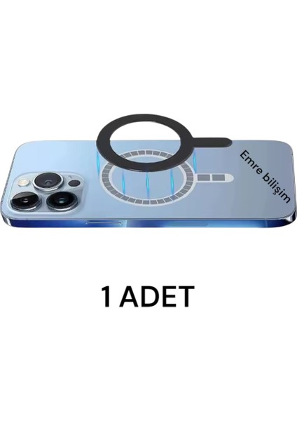 iPhone 15 14 13 12PRO Max Xr x 8 7 Artı Cep Manyetik Şarj Plakası Magsafe Kablosuz Şarj 1 Adet- Magsafe Teknolojisi ile Uyumlu,