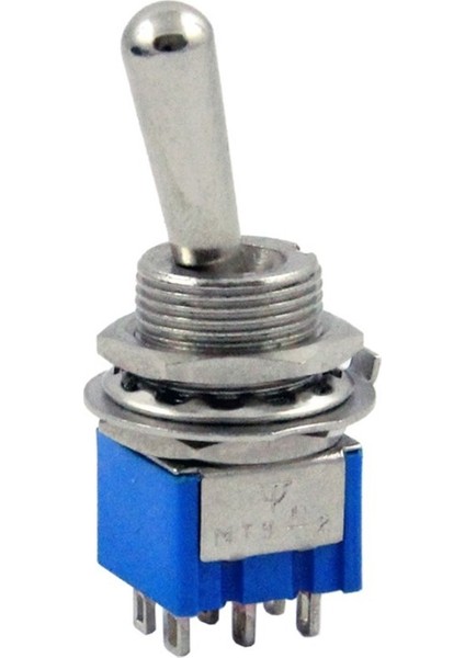 Toggle Switch On-Off Ø12MM MTS-202L (IC-148G) (4767) - LKM1832-4633