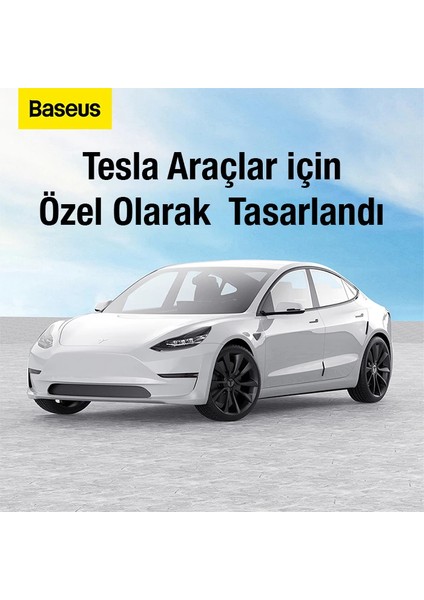 Baseus T-Space 6 Parça Tesla Araç Kapı Çizik Önleyici Tampon Koruma SETI-(5775) - LKM3805-2720