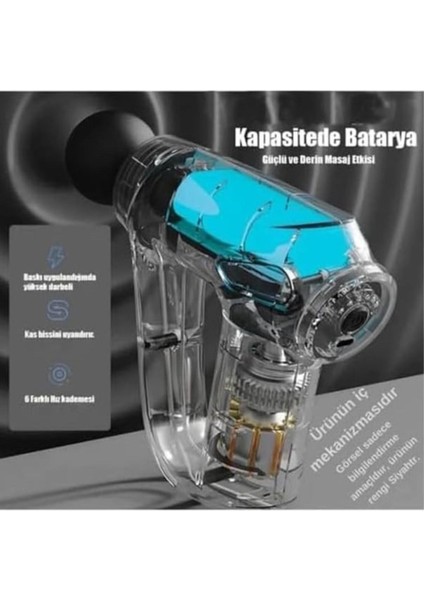 Mini Massage Gun Masaj Tabancası Kas Masajı Profesyonel Sporcu Şarjlı modelleri