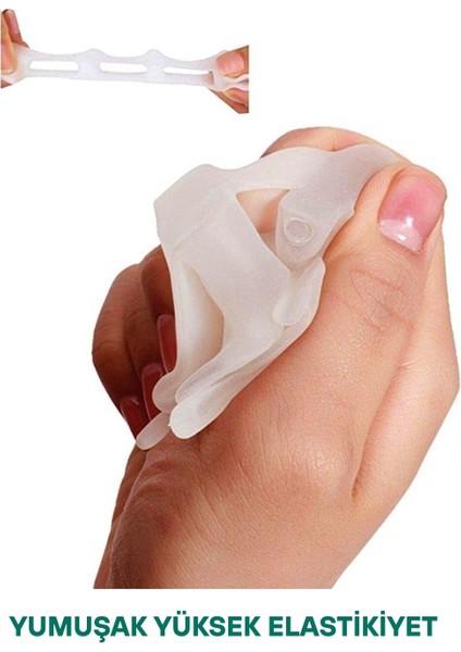 5 Parmak Ayıran Geçmeli Silikon Makara