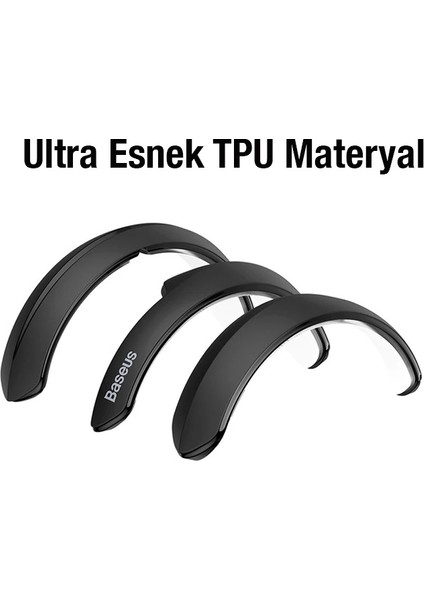 Baseus T-Space 6 Parça Tesla Araç Kapı Çizik Önleyici Tampon Koruma SETI-(5775) - LKM3805-2720