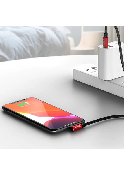 Baseus Mvp Elbow Type-C To iPhone Pd 18W Hızlı Şarj USB Kablo 1METRE-(5775) - LKM2526-1197