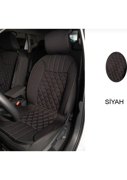 Ford Focus Oto Koltuk Minderi Siyah Ön Iki Set