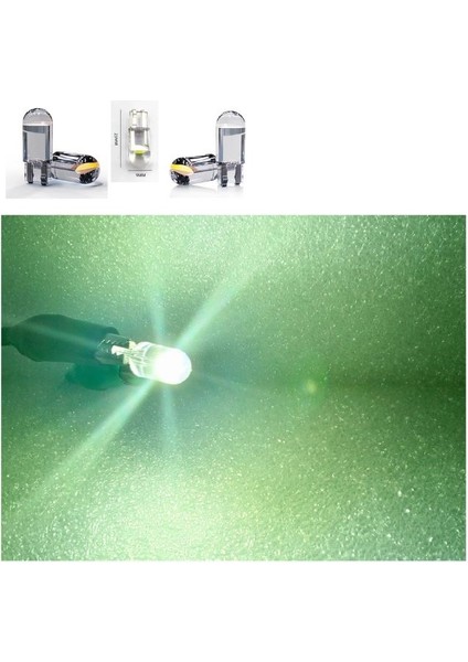 ( 5 x Adet ) 1 Set LED T10 Dipsiz Ampul 12V Dıamond Pıne. Whıte (5W Dipsiz Ampul Elmas Cam Beyaz)