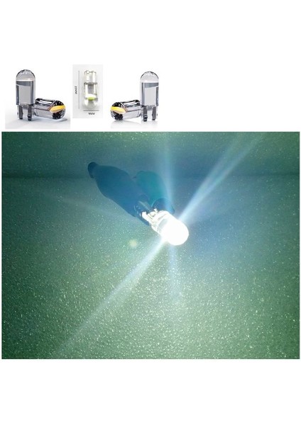 ( 5 x Adet ) 1 Set LED T10 Dipsiz Ampul 12V Dıamond Pıne. Whıte (5W Dipsiz Ampul Elmas Cam Beyaz)