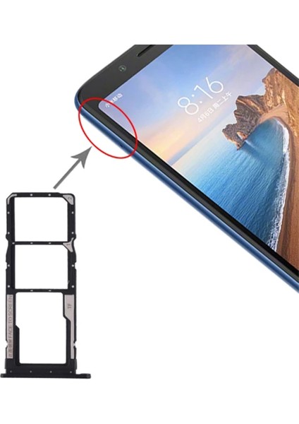 Xiaomi Redmi 7A Sim Hafıza Kart Kapağı TUTUCU-(5775) - LKM2163-9984 fiyatları