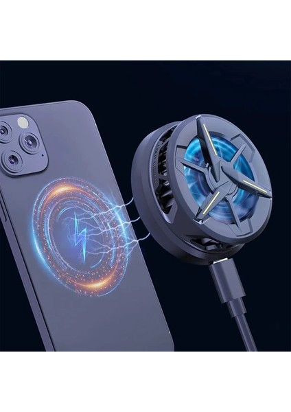 Memo CX01 Manyetik Cep Telefon Soğutma Fanı Radyatör SOĞUTUCU-(5775) - LKM9448-1721
