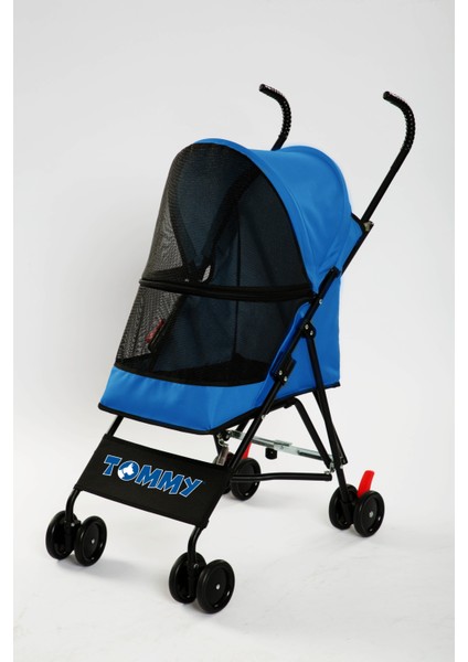 Evcil Hayvan Arabası Mavi 76.5*44*99CM Max 15KG Dsdrn