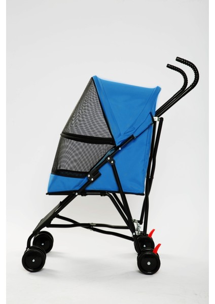 Evcil Hayvan Arabası Mavi 76.5*44*99CM Max 15KG Dsdrn