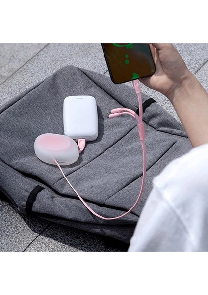 Baseus LET&#039;&#039;S Go Type-C 3AİPHONEMICRO USB 3in1 Çoklu Başlık USB Şarj - LKM3921-7929
