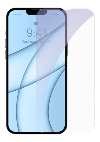Baseus iPhone 13 Mini 0.3mm Göz Korumalı Full Cam Ekran Koruyucu 2 Adet SET-(5775) - LKM6017-9210
