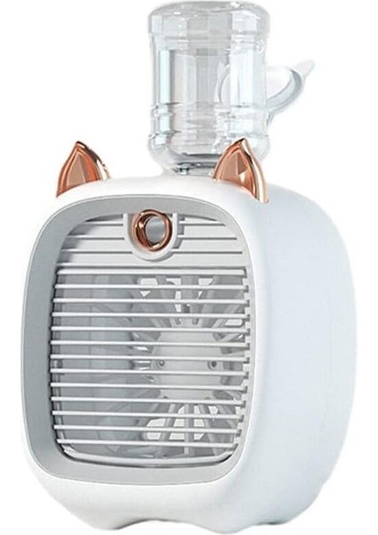 Ezere Hava Nemlendiricili Masaüstü Fan Taşınabilir Mini Klima SOĞUTUCU-(5775) - LKM1775-8324