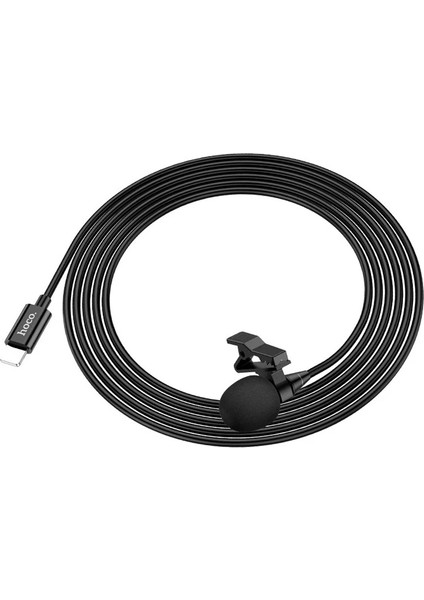 Hoco L14 iPhone Lightning Kablolu Profesyonel Yayıncı Yaka Mikrofonu 2MT-(5775) - LKM9460-9057