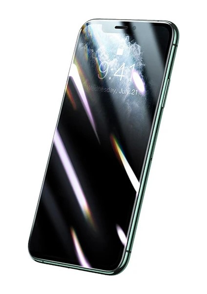 Baseus 0.25MM Iphone 11 Pro-Xs-X 3D Curved Privacy Gizlili Cam Ekran KORUYUCU-(5775 - LKM5402-6863 fiyatları