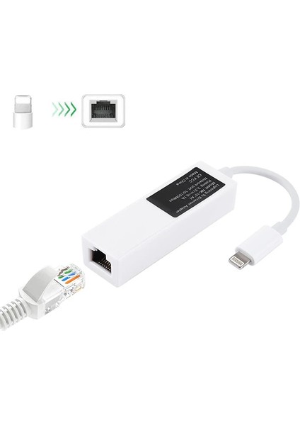 Iphone/ipad Lightning To Ethernet RJ45 Adaptörü NK107A1-(5775) - LKM4386-5343