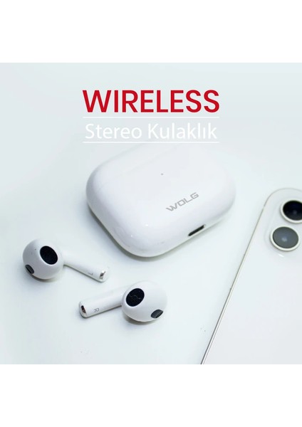 TB04 Tws Kablosuz Bluetooth 5. 1 Kulakiçi KULAKLIK- (5775) - LKM6184- 7512