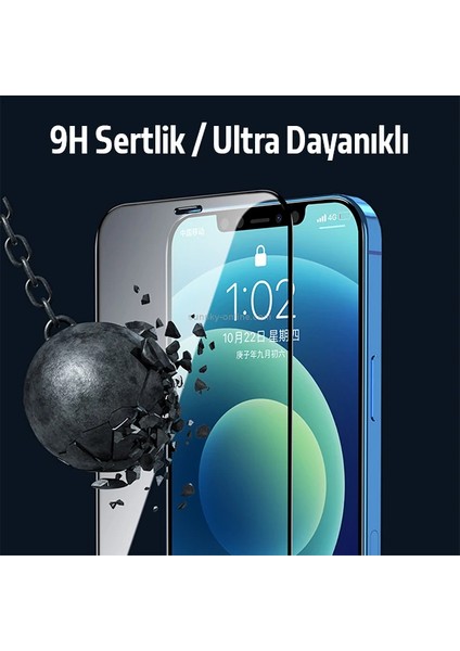 Ally Iphone 12 Pro Max 5d Kavisli Full Tempered Cam Ekran KORUYUCU-(5775) - LKM5512-4434 modelleri