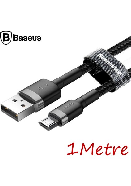 Baseus Cafule Micro USB 1metre 2.4A Hızlı Şarj Halat USB KABLO-(5775) - LKM8287-6918
