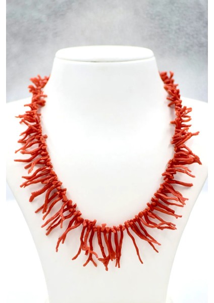 Tunus Kırmızı Mercan Kolye